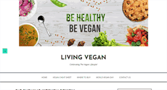 Desktop Screenshot of livingvegan.com.au
